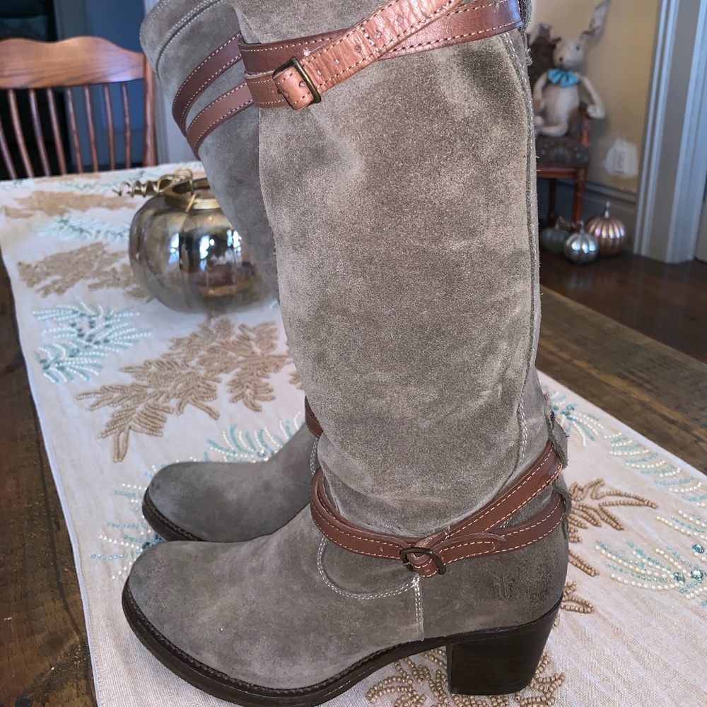 Frye Jane Fatigue Boots Tall